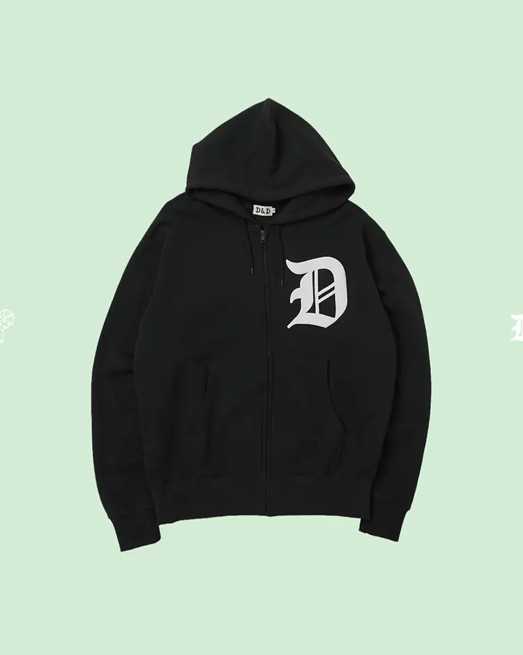 D&D ”DLOGO ZIP HOODIE